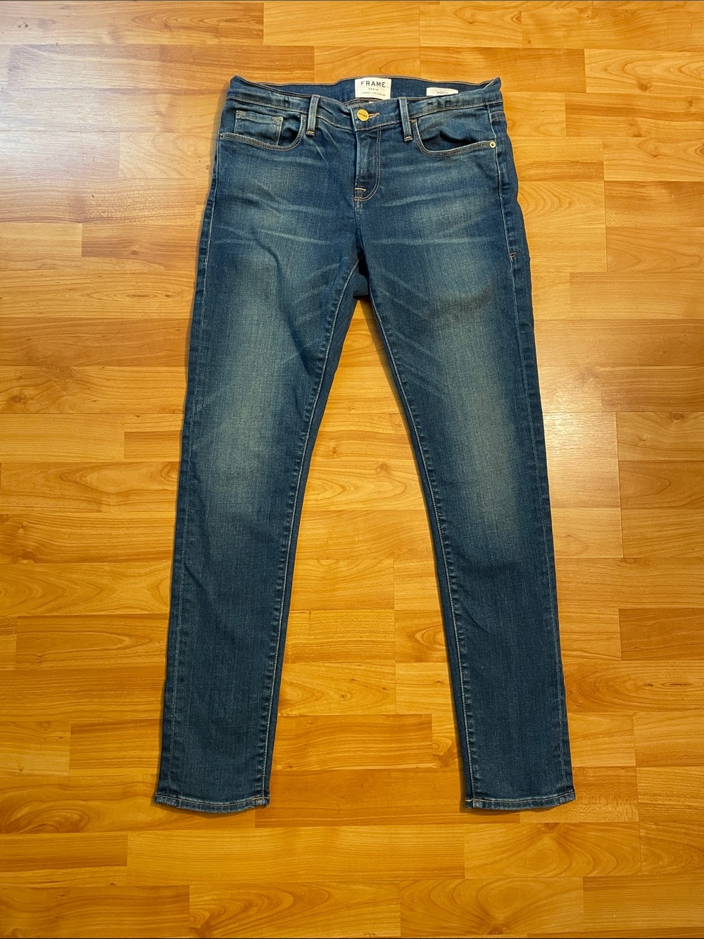 FRAME Denim Le Garçon Slim Straight Boyfriend Size 26